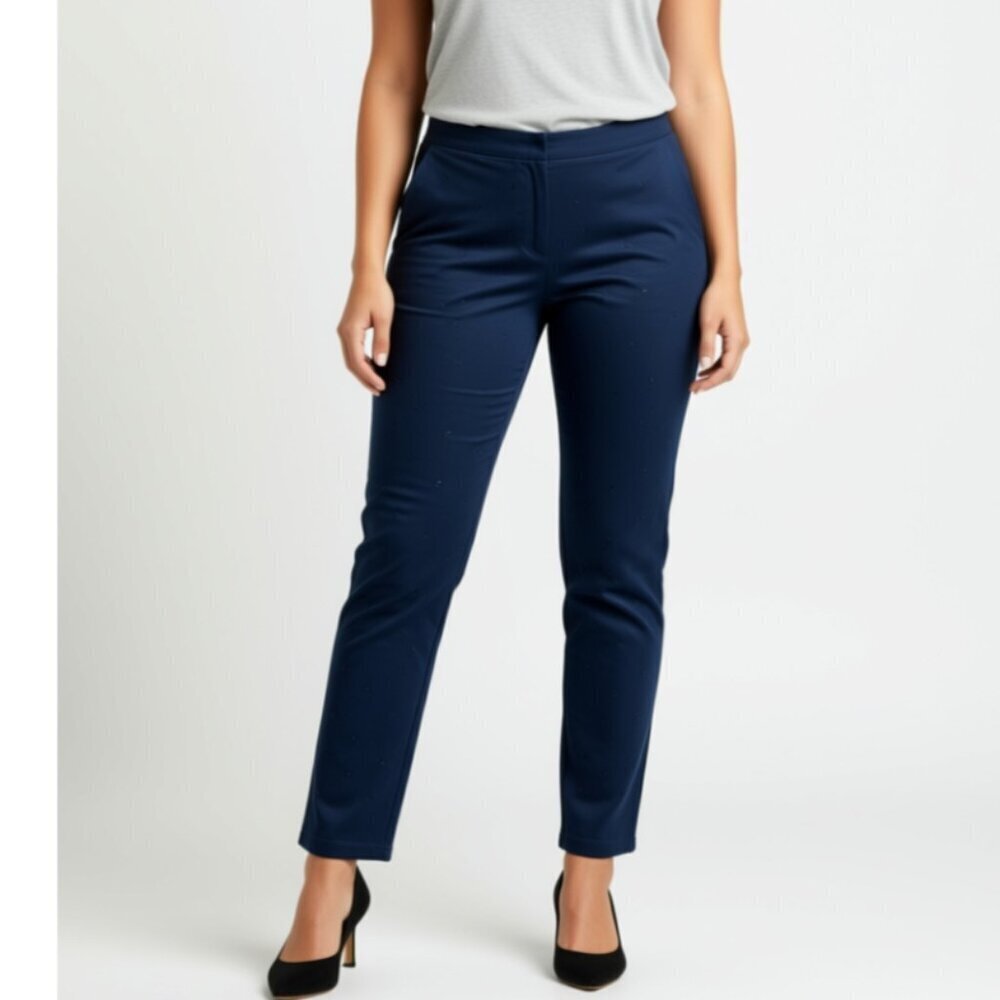 Magaschoni Skinny Pant, Black 1X NWT!